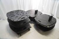 Lot (8) TV Flat Plates