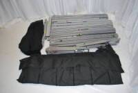 Draper 13.5' x 24' Screen, Legs and Skirt Kit