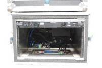 Lot of 1x Furman PL8-C AC Panel, 1x Cat 5 Rack Panel, 1x SDI rack Panel, 1x hp procurve switch 408, 1x Ax Infinity Panel