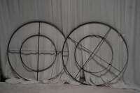 Lot of Versa Tube Chandelier Pieces and Instruction Manual.