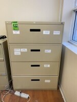 4-Drawer filing cabinet