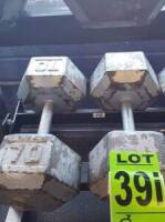 70lbs Dumbbells (2)