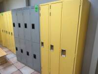 (1) Eight Door 1/2 Length Locker (1) Three Door Full Length