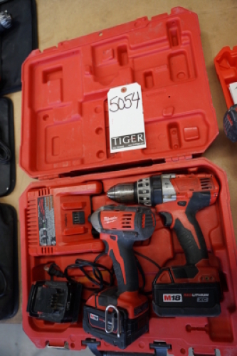 Milwaukee Impact Driver and Milwaukee Hammer Drill