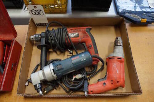 Milwaukee Heavy Duty Hammer Drill, Milwaukee Drill and Bosch 1530 Gauge Nibbler