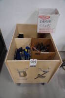Bin of Assorted Clamps