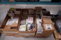 Lot (6) Panel Box and Miscellaneous Draper Motorized Screen Parts