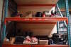 Contents of (12) Rack Shelves, (2) Skids: Reels of Crestron 8G, Cat 6, HD-SDI and Speaker Cable - 15