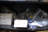 Black Cabinet containing Neutrik/Powercon Connectors, Various Sized Uline Reclosable Bags, (8) Flux Off Can, (6) Electro Wash Can and (2) Canada Proof Lead Acid Battery - 3