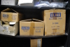 Black Cabinet containing Neutrik/Powercon Connectors, Various Sized Uline Reclosable Bags, (8) Flux Off Can, (6) Electro Wash Can and (2) Canada Proof Lead Acid Battery - 4