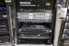 Lot (4)ECM 16U Rolling Racks containing XTA Processors, DX38 Processors, QSC Amplifiers, Aphex Das, Meyer B-2EX, DBX Compressors, Shure/Sennheiser/Telex Antenna Distributors, Yamaha PW1D and (1) ECM 6U Rack containing (2)Yamaha AD824 Analog to Digital Con - 3