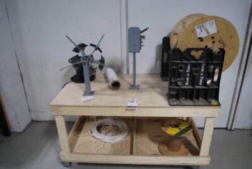 Cable Reel Winding Cart