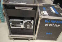 16-Space Rack containing Mac Pro Computer and Mouse & Keyboard