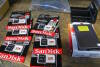 Lot Seagate GoFlex Desktop Adapter Thunderbolt, Seagate 2GB Portable Hard Drive and (6) Sandisk Extreme Pro 32GB Micro SD Card
