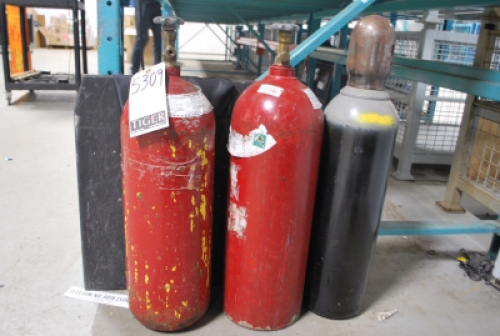 Lot (3) Carbon Dioxide Tanks