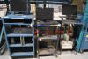 Lot (12) Computer Workstation Carts containing Monitors, Dell PCs, Mouse and Keyboards and Battery Backups - 3