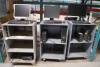 Lot (12) Computer Workstation Carts containing Monitors, Dell PCs, Mouse and Keyboards and Battery Backups - 5