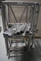 Lot (2) Tomcat 2 Way Corner Swing Wing Truss and (9) Ultra Stage Leg