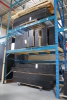 Lot Contents of 12 Pallet Racks of Wood Flats, Stairs, Risers, Wedges, (2) Steel Plywood Cart (65" x 99" x 30") and Assorted Wooden Set Pieces - 5