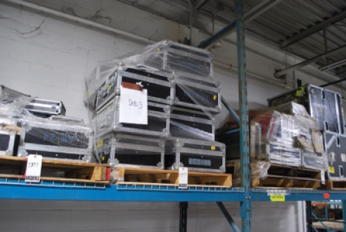 Lot (4) Skid containing Miscellaneous Sized Empty Cases