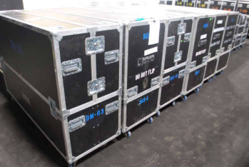 Lot (12) Assorted Sized TV Cases