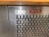 MKE Refrigerated Pizza Table mod. OPTR-88SC (88"x36.5"x35") w/ self contained compressor 115v - 9