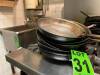 Lot of (7) frying pans - 2
