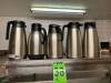 Lot of assorted BUNN thermal pitchers