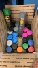 LOT OF ASSTD CLEANING SUPPLIES: GLASS CLEANERS, HAND SANITIZER, SOAP, LUBRICANT OIL, SPRAY GEL, MASSAGE OIL, SUPERIOR LUBRICANT, AND POND FOAMAPPROX 10 BOXES - 7