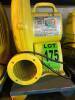 Pompe a air pour maison gonflable HNJ 750watt soufflerie mod. Pompe &agrave; air W-4L