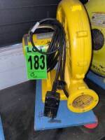 Soufflerie gonflable &eacute;lectrique int&eacute;rieur/ext&eacute;rieur 1 HP FANOVA mod. BR-242A