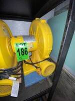 Soufflerie gonflable &eacute;lectrique int&eacute;rieur/ext&eacute;rieur 1 HP FANOVA mod. BR-242A