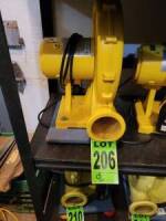 Soufflerie gonflable &eacute;lectrique int&eacute;rieur/ext&eacute;rieur 1 HP FANOVA mod. BR-242A