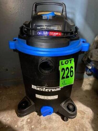 MASTERVAC 4HP aspirateur eau/sec sur base roulante