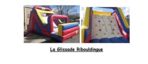 "La Glissade Ribouldingue" Jeux Gonflable Commercial