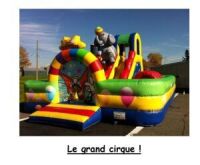  "La Grande Cirque" Jeux Gonflable Commercial