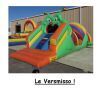 "La Vermisso" Jeux Gonflable Commercial