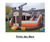  "Pirate des Mers" Jeux Gonflable Commercial