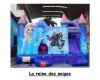 "La Reine des Neiges" Jeux Gonflable Commercial