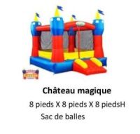 "Chateau Magiques" Jeux Gonflables R&eacute;sidentiel 