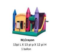 "Monsieur Crayon" Jeux Gonflables R&eacute;sidentiel 