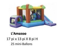 "Amazoo" Jeux Gonflables R&eacute;sidentiel 