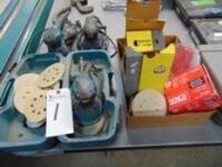 (Lot) Makita PC Bosch, Sanders & Sanding Pads