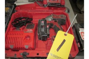 Milwaukee 1/2 18V Impact Wrench with charger, Located At: 305 Industrial Ln, Wheeling, IL 60090