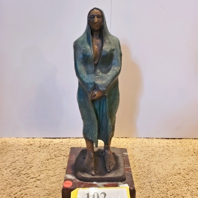 15" AFTER ZUNIGA BRONZE STATUE