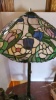 32" LEADED TABLE LAMP TIFFANY STYLE - 2