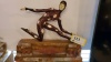 18" AFTER CHIPARUS BRONZE STATUE "LEOPARD DANCERS"