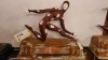 18" AFTER CHIPARUS BRONZE STATUE "LEOPARD DANCERS"