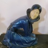 28" AFTER CHIPARUS BRONZE STATUE "TENDER PROMISES" - 3