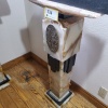 ONYX DECO STYLE DISPLAY PEDESTAL (21X39) - 2